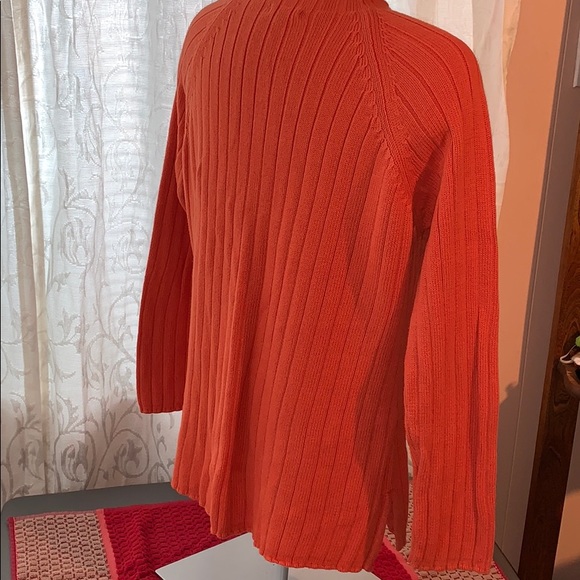 Pumpkin colour sweater mock neck - Picture 7 of 7